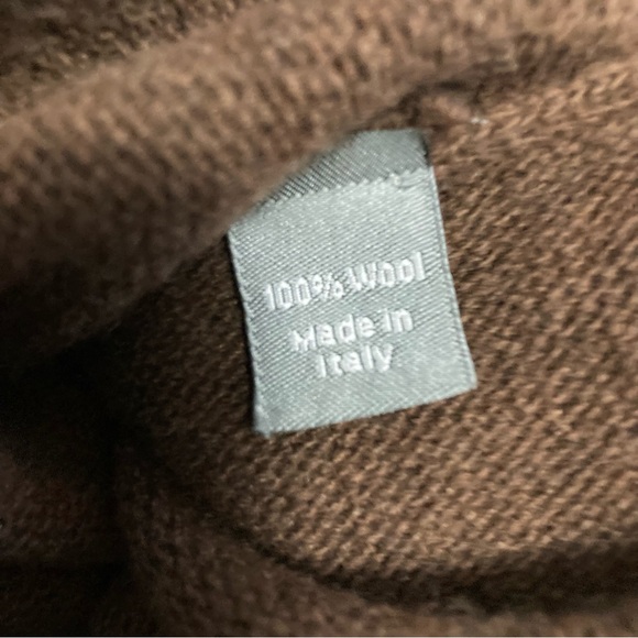 Hickey Freeman Men’s 100% Wool 1/4 zip Sweater, Size Large made in Italy - Picture 6 of 9